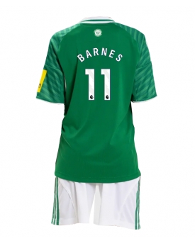 Billige Fotballdrakt Newcastle United Harvey Barnes #11 Replika Bortedraktsett Barn 2025-26 Kortermet (med bukser)